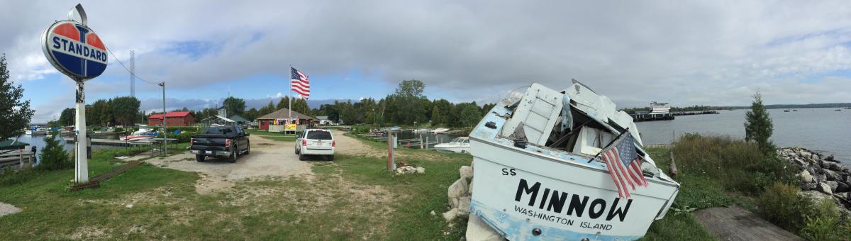 106 miles to Kenosha & Washington Island side&nbsp;trip